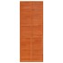 Puerta de granero madera maciza pino marrón miel 80x208