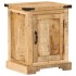 Mesita de noche madera maciza de mango 40x35x50
