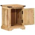 Mesita de noche madera maciza de mango 40x35x50