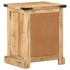 Mesita de noche madera maciza de mango 40x35x50