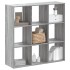 Estantería madera de ingeniería gris Sonoma 102x32x102