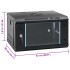 Armario rack de servidores de pared 6U 19 IP20 53x40x30