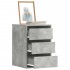 Cajonera de esquina madera ingeniería gris hormigón 40x41x58