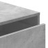 Cajonera de esquina madera ingeniería gris hormigón 40x41x58