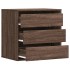 Cajonera de esquina madera ingeniería marrón roble 60x41x58