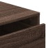 Cajonera de esquina madera ingeniería marrón roble 60x41x58