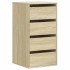Cajonera de esquina madera ingeniería roble Sonoma 40x41x76