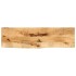 Tablero de mesa borde natural madera maciza mango 120x30x2,5