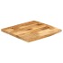 Tablero de mesa borde natural madera maciza mango 60x60x3,8