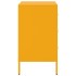 Mesita de noche acero amarillo mostaza 36x39x68