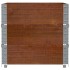 Collares de palets 3 uds madera maciza de pino marrón 80x60