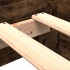 Estructura de cama sin colchón madera roble ahumado 100x200