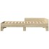 Estructura de cama sin colchón madera roble Sonoma 100x200