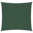 Toldo de vela cuadrado tela Oxford verde oscuro 5x5
