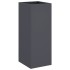 Jardinera acero gris antracita 32x29x75