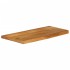Tablero de mesa borde natural madera maciza mango 90x40x2,5