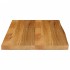 Tablero de mesa borde natural madera maciza mango 70x60x2,5