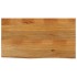 Tablero de mesa borde natural madera maciza mango 110x60x2,5