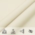 Toldo de vela rectangular tela Oxford color crema 3x6
