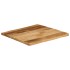 Tablero de mesa borde natural madera maciza mango 80x80x2,5