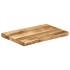 Tablero de mesa borde natural madera maciza mango 70x40x3,8