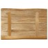 Tablero de mesa borde natural madera maciza mango 70x40x3,8