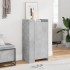Mueble zapatero madera ingeniería gris hormigón 52x37,5x100