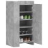 Mueble zapatero madera ingeniería gris hormigón 52x37,5x100