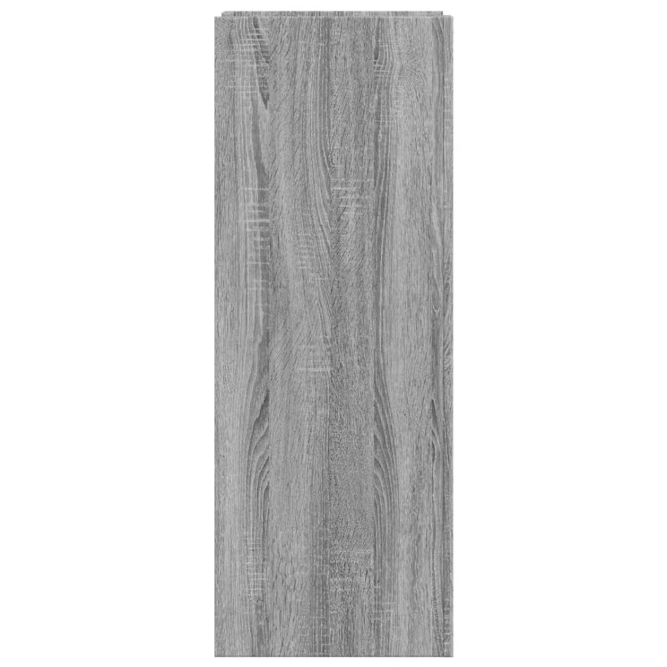 Mueble zapatero madera de ingeniería gris Sonoma 52x37,5x100