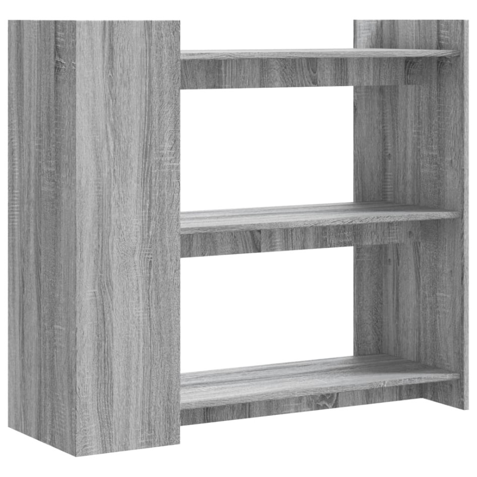 Mesa consola de madera de ingeniería gris Sonoma 100x35x90