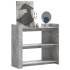 Mesa consola de madera de ingeniería gris hormigón 100x35x90