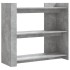 Mesa consola de madera de ingeniería gris hormigón 100x35x90