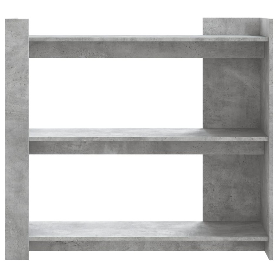 Mesa consola de madera de ingeniería gris hormigón 100x35x90