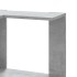 Estantería esquina 5 niveles madera gris hormigón 50x50x179