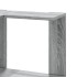 Estantería de esquina 5 niveles madera gris Sonoma 50x50x179