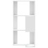 Estantería de esquina 3 niveles madera blanco 50x50x102