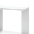 Estantería de esquina 3 niveles madera blanco 50x50x102