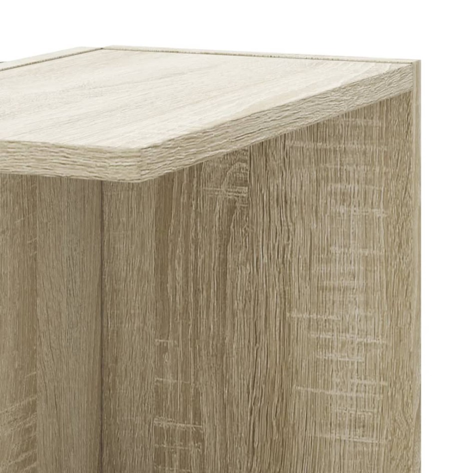 Estantería pared de esquina madera roble Sonoma