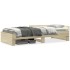 Estructura de cama sin colchón madera roble Sonoma 90x190