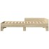 Estructura de cama sin colchón madera roble Sonoma 90x190