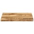 Tablero de mesa borde natural madera maciza mango 70x40x2,5