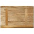 Tablero de mesa borde natural madera maciza mango 70x40x2,5