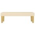 Banco de tela color crema 100x30x30