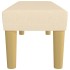 Banco de tela color crema 100x30x30