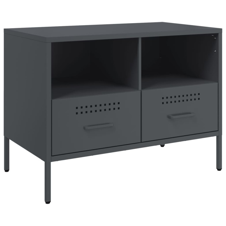 Mueble para TV acero gris antracita 68x39x50,5