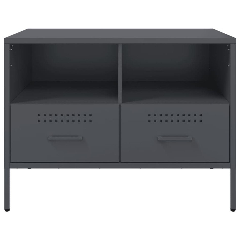 Mueble para TV acero gris antracita 68x39x50,5
