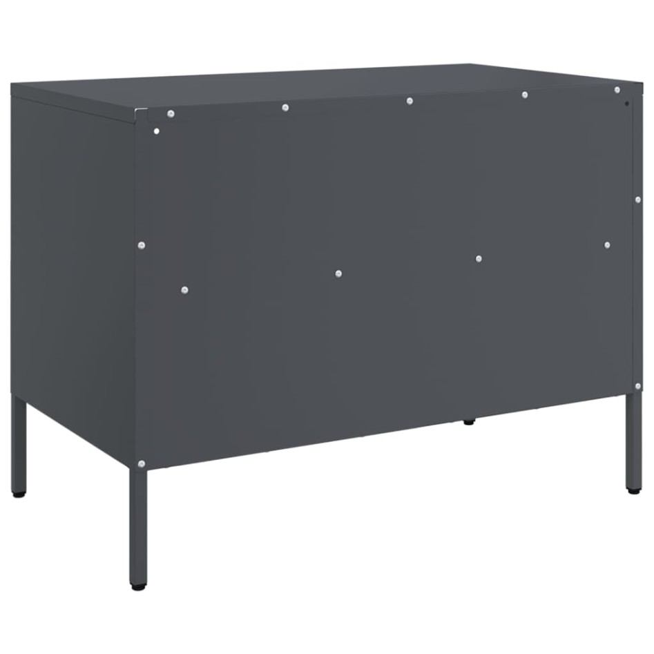 Mueble para TV acero gris antracita 68x39x50,5