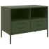 Mueble para TV acero verde oliva 68x39x50,5