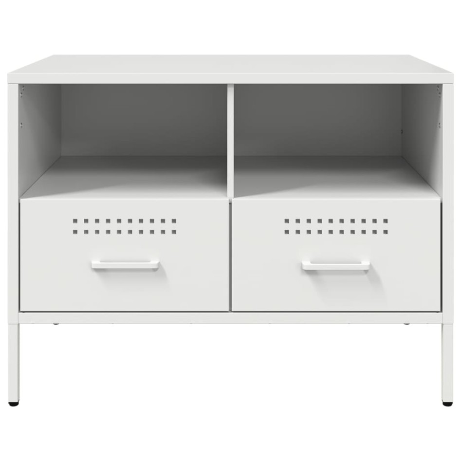 Mueble para TV acero blanco 68x39x50,5