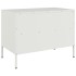 Mueble para TV acero blanco 68x39x50,5
